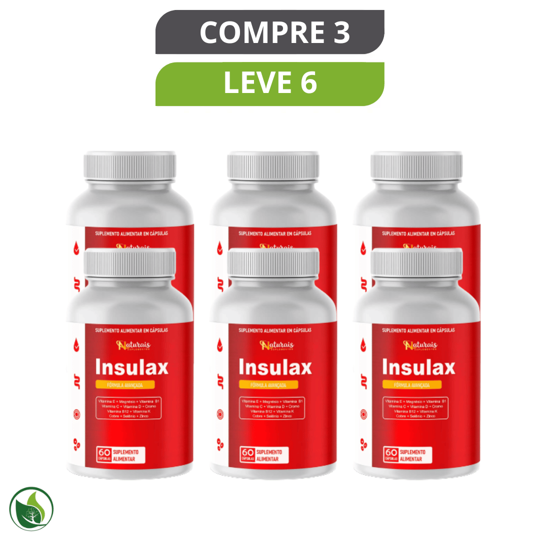 Insulax 60 Cápsulas - Equilíbrio, Disposição e Apoio Metabólico