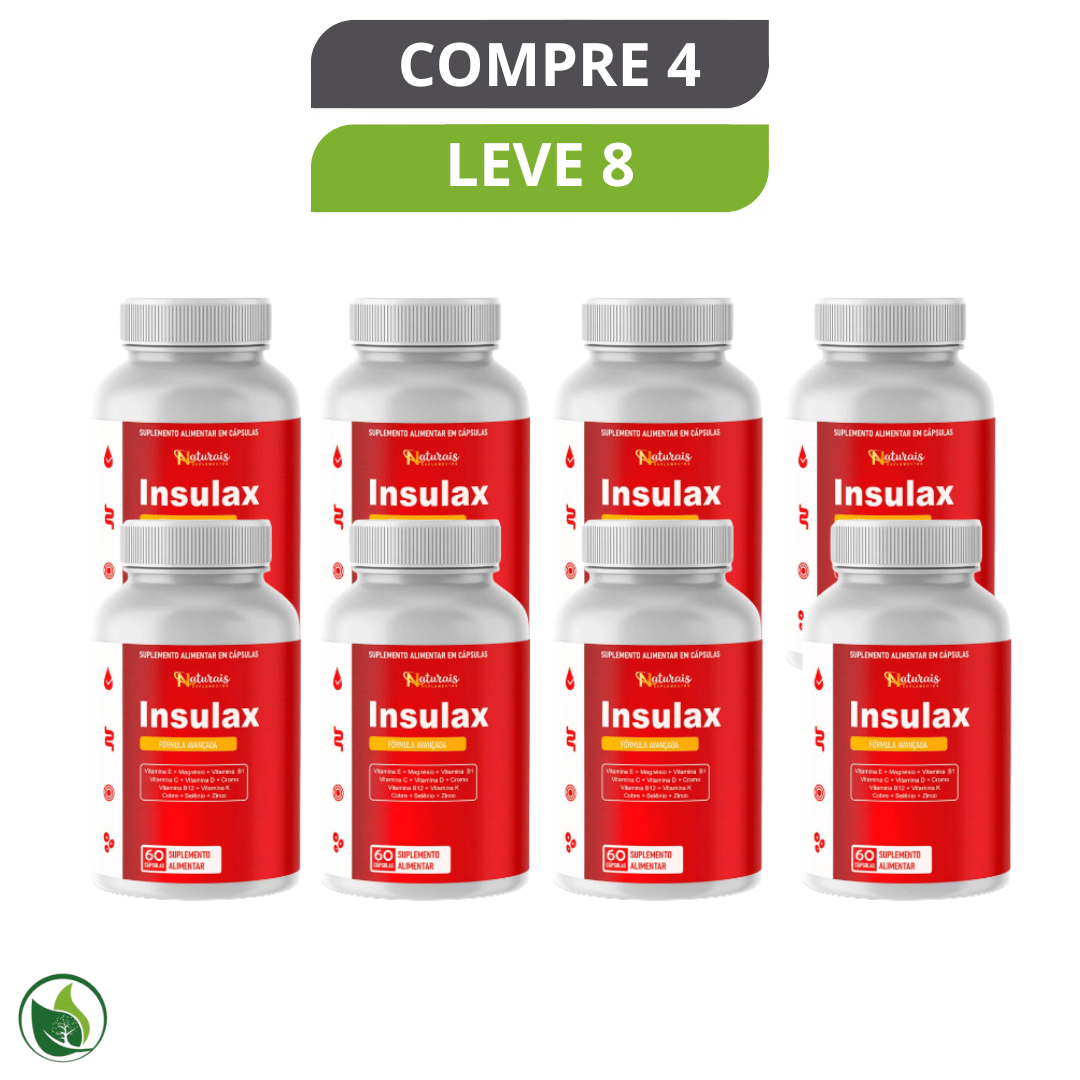 Insulax 60 Cápsulas - Equilíbrio, Disposição e Apoio Metabólico