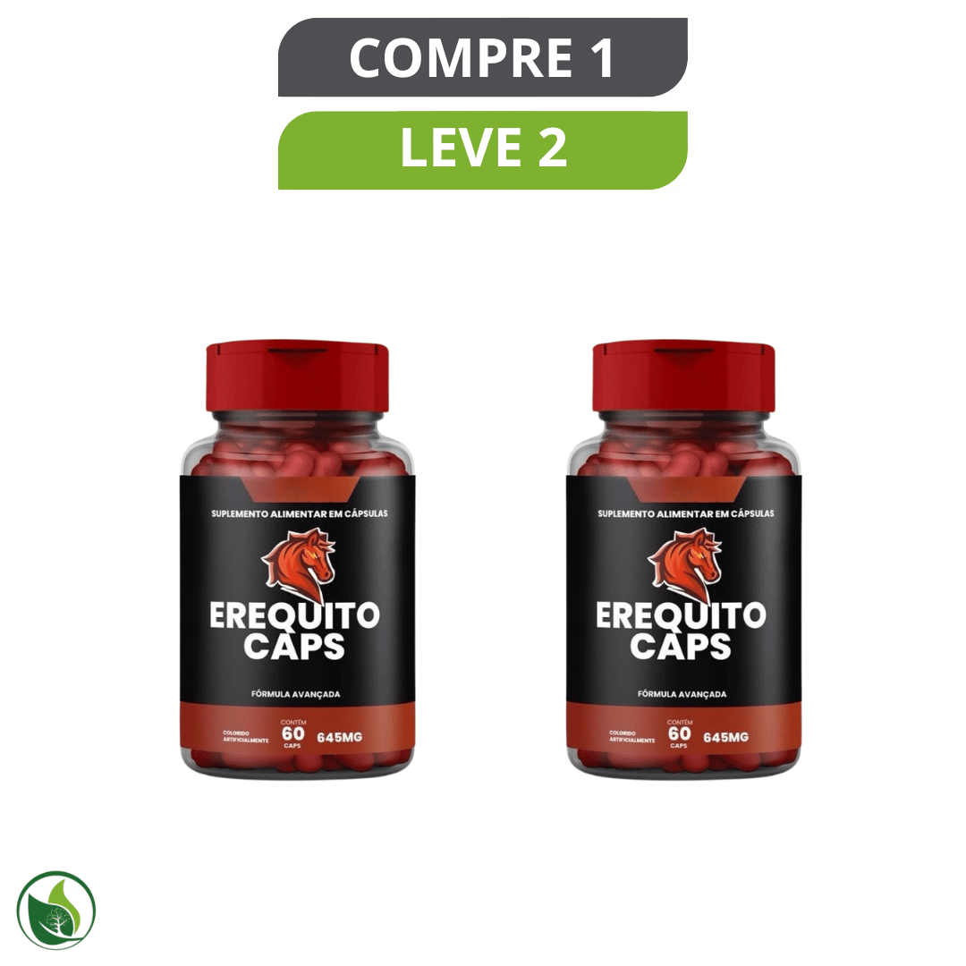 Erequito Caps - Suplemento Alimentar + Frete Grátis
