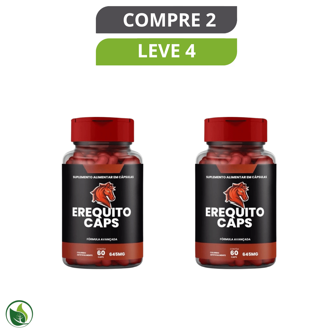 Erequito Caps - Suplemento Alimentar + Frete Grátis