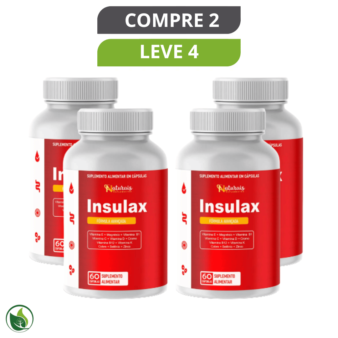 Insulax 60 Cápsulas - Equilíbrio, Disposição e Apoio Metabólico